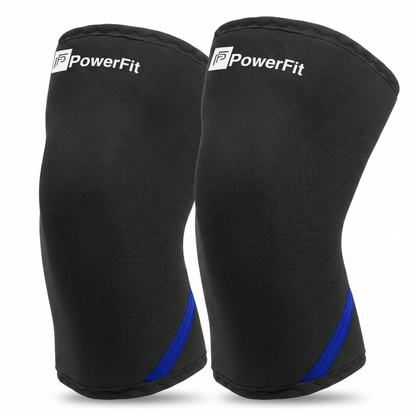PowerFit™ | Premium Steznici za Kolena - Powerlifting Slivovi 7mm