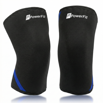 PowerFit™ | Premium Steznici za Kolena - Powerlifting Slivovi 7mm